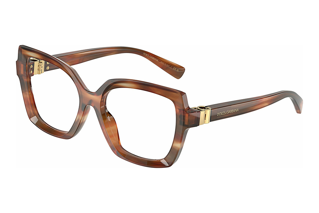 Dolce & Gabbana   DG3413 3221 Striped Brown