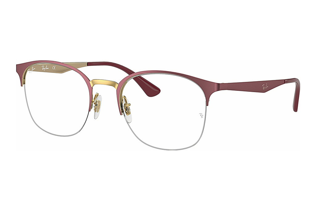 Ray-Ban   RX6422 3007 Bordeaux On Rose Gold