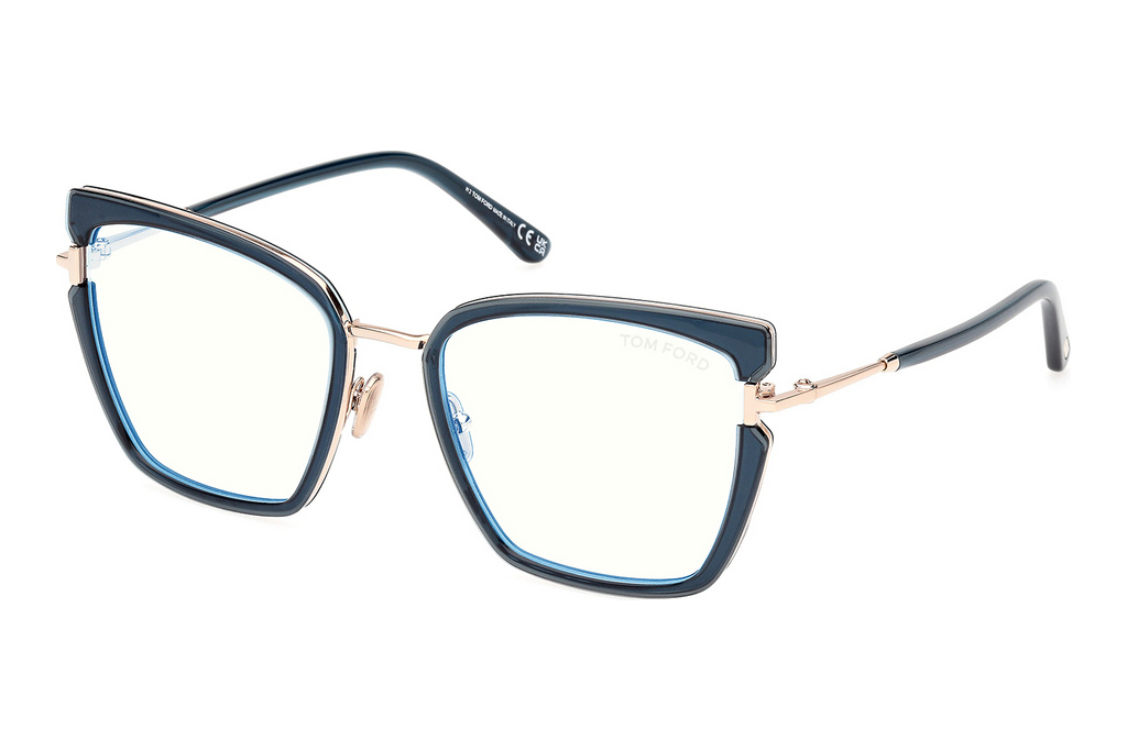 Tom Ford   FT5984-B 092 Glänzend Hellblau