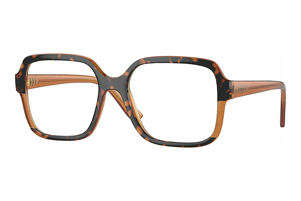 Vogue Eyewear   VO5555 3134 Havana/Transparent Brown Glitter