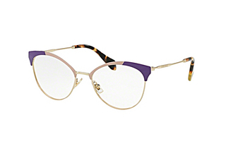 Miu Miu MU 50PV USO1O1 PALE GOLD/BEIGE/VIOLET