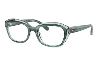 Ray-Ban Junior RY1636 3990 Striped Green On Transparent Green