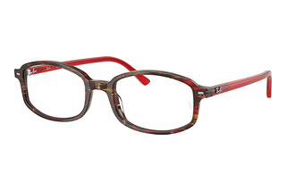 Ray-Ban RX5432 8396 Transparent Shade Fantasy Red