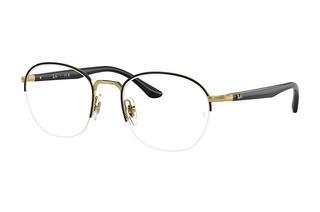 Ray-Ban RX6487 2991 Black On Gold