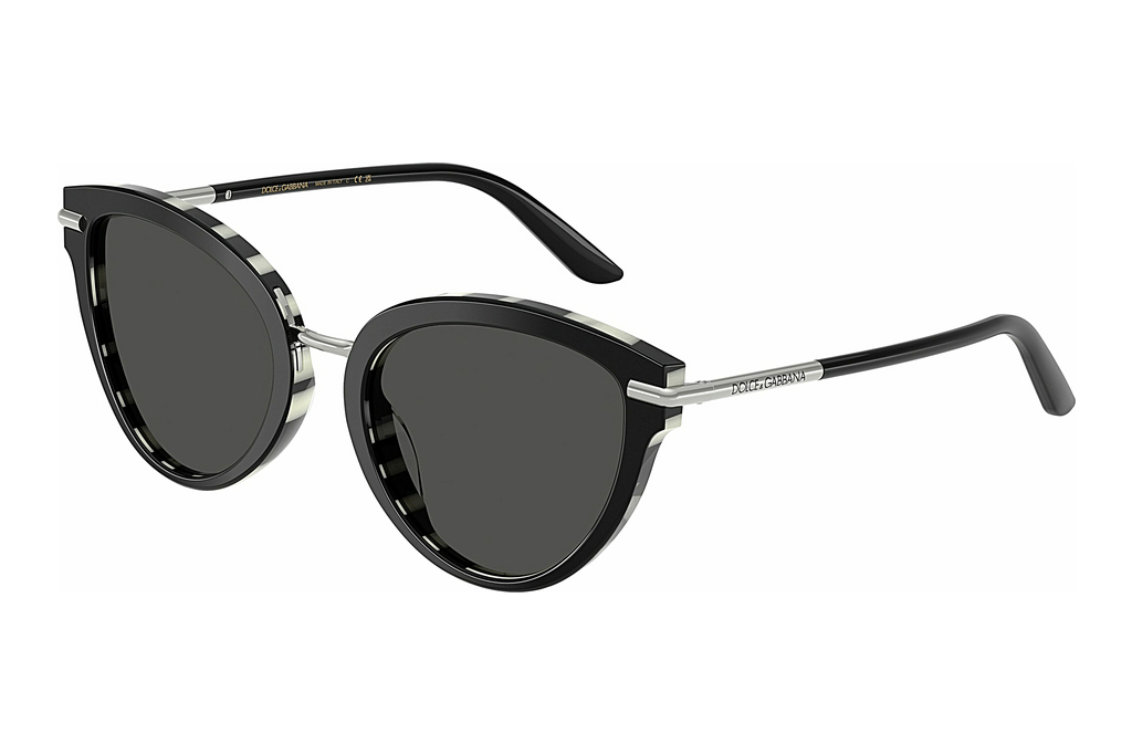 Dolce & Gabbana   DG4492 33728G Dark GreyTop Black On Zebra