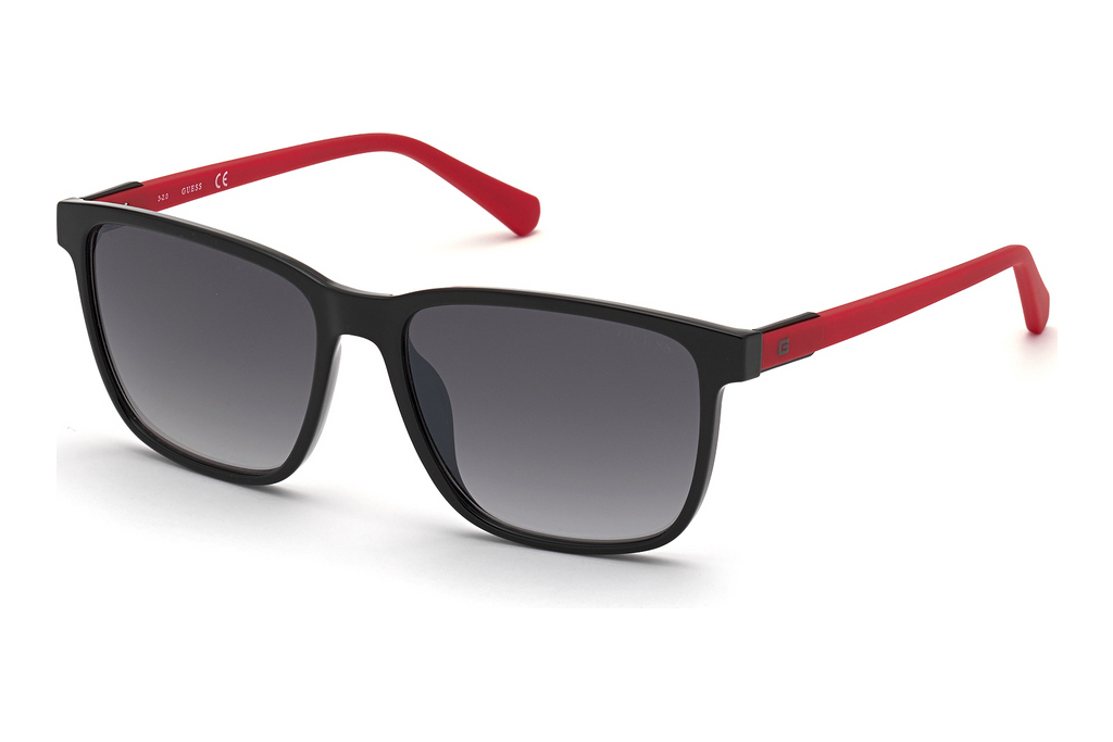Guess   GU00017 01C grau verspiegelt01C - schwarz glanz / grau verspiegelt