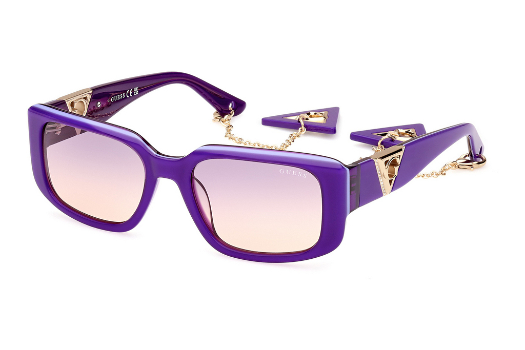 Guess   GU7891 81Z 81Z - violett glanz / violett ver.-verspiegelt