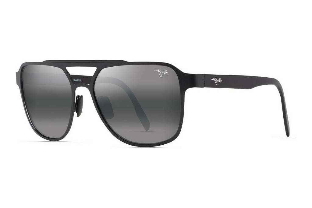 Maui Jim   2nd Reef 607-02 Neutral GreySatin Black