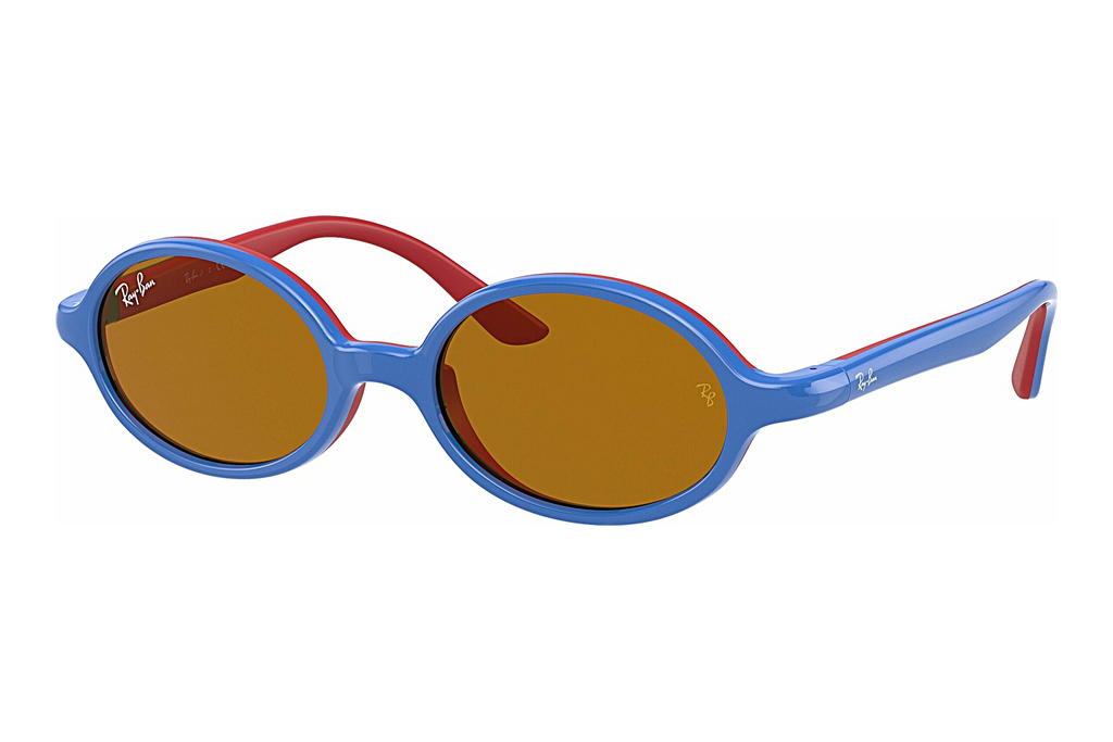 Ray-Ban Junior   RJ9145S 7084/3 BrownBlue On Red