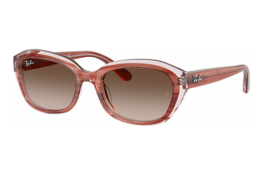 Ray-Ban Kids   RJ9081S 717313 Gradient BrownStriped Pink On Transparent Pink