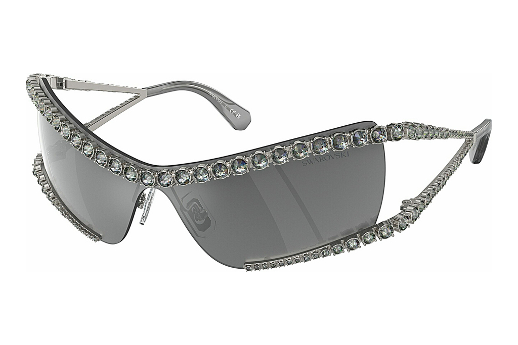 Swarovski   SK7022 40096G Grey Mirror BlackGunmetal