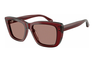 Emporio Armani EA4246U 625473 Light BrownShiny Transparent Bordeaux