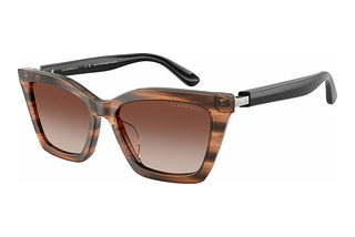 Emporio Armani EA4250U 626613 Gradient BrownShiny Striped Brown