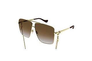 Gucci GG1087S 002 BROWNGOLD-GOLD-BROWN