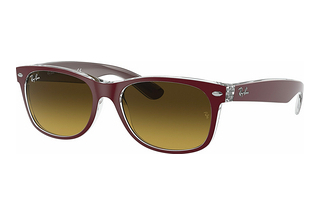 Ray-Ban RB2132 605485 BROWN GRADIENTTOP MATTE BORDO' ON TRANSP