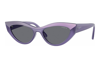 Vogue Eyewear VO5637SU 3219/1 Dark Violet/GreyTop Violet/Opal Violet