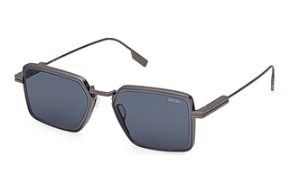 Zegna EZ0243 09V blauMatt Gunmetal