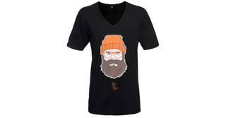 Edel-Optics T-Shirt SABS #MAN (V-Neck) schwarz